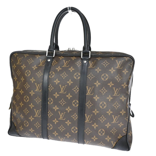 Louis Vuitton Porte Documents Voyage  Canvas Handbag ()