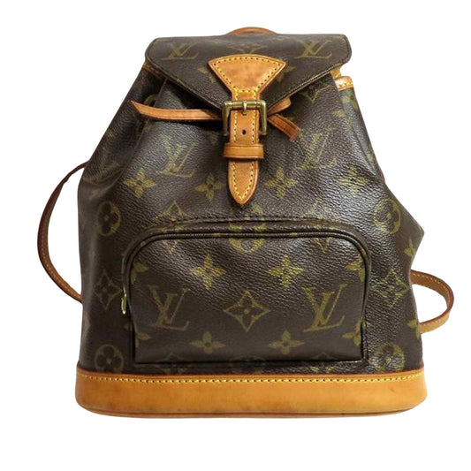 Louis Vuitton Montsouris  Canvas Backpack Bag ()