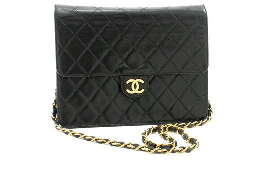 Chanel Wallet On Chain Black Leather Shoulder Bag ()