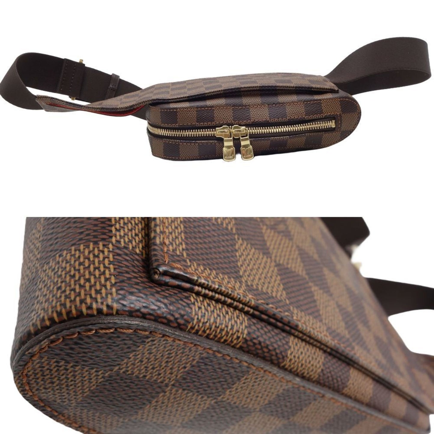 Louis Vuitton Geronimos  Canvas Shoulder Bag ()