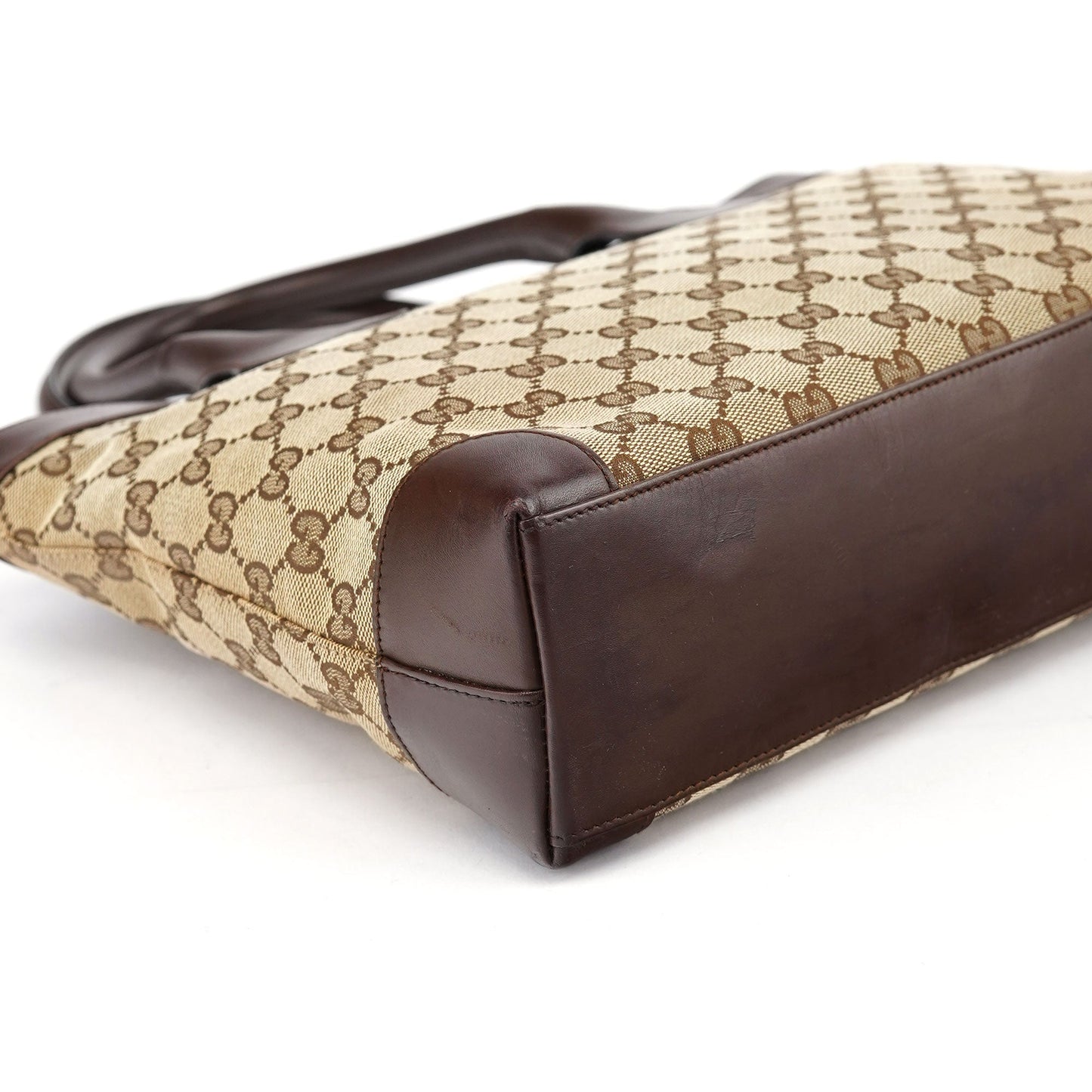002 1119 Beige Brown GG Tote Bag