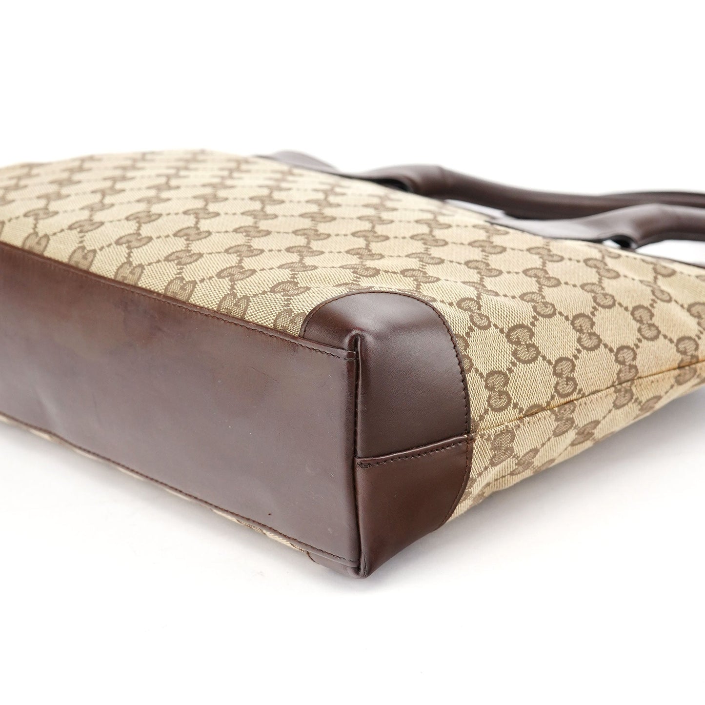 002 1119 Beige Brown GG Tote Bag