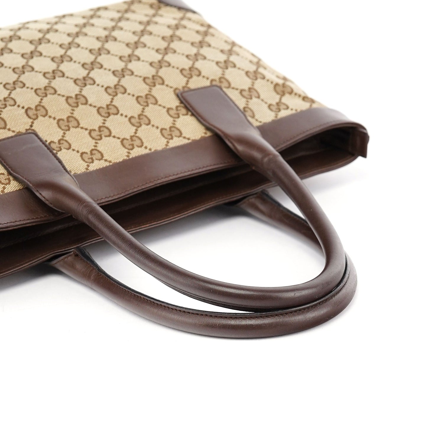 002 1119 Beige Brown GG Tote Bag