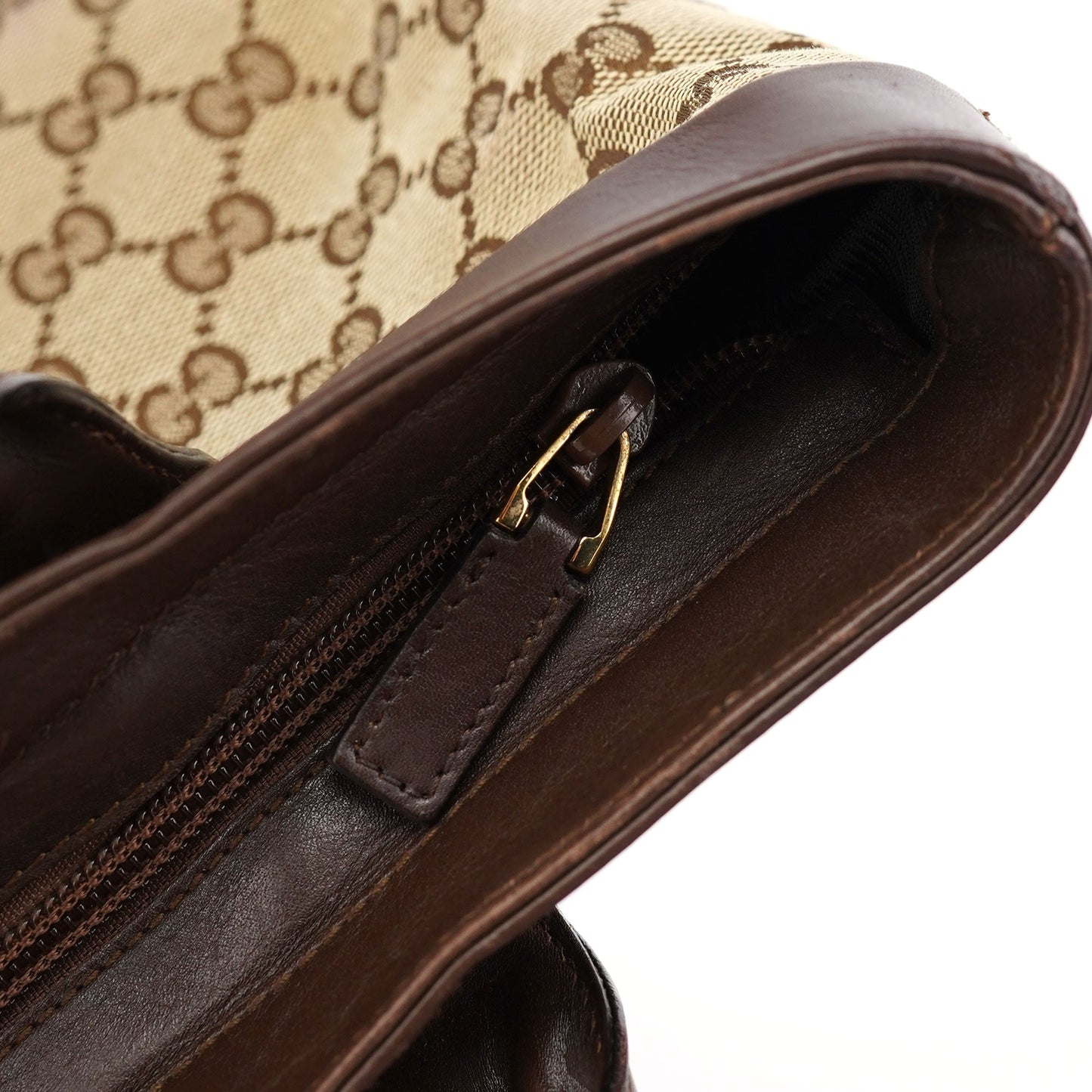 002 1119 Beige Brown GG Tote Bag