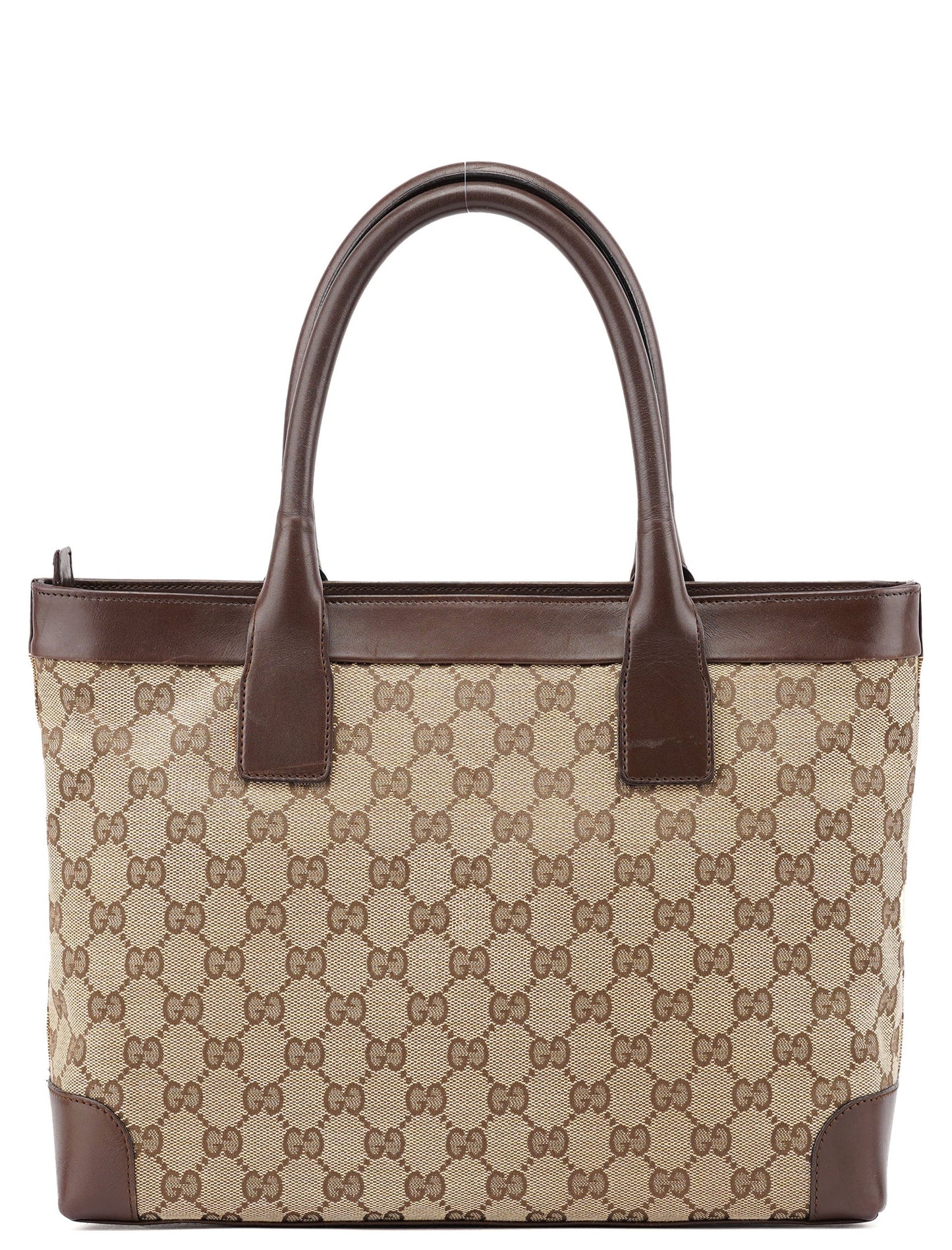 002 1119 Beige Brown GG Tote Bag