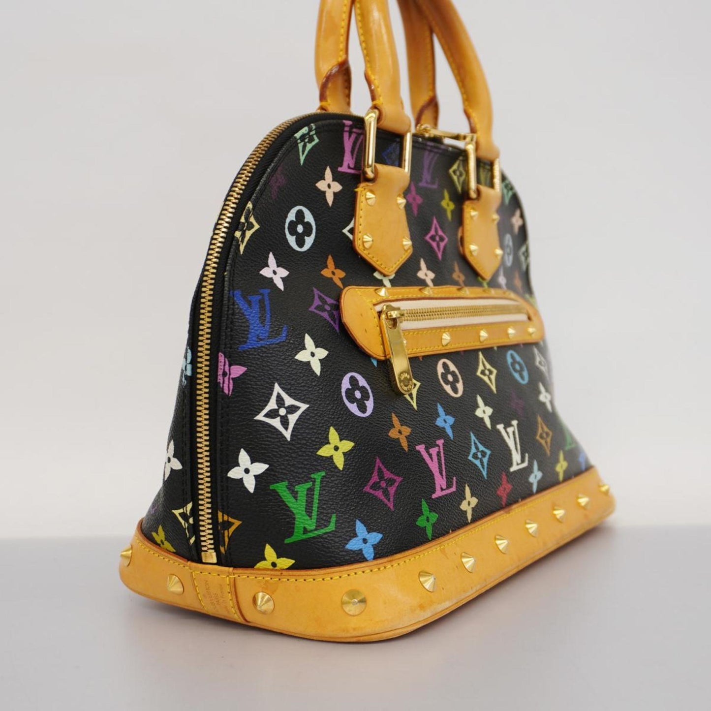 Louis Vuitton Alma  Canvas Handbag ()