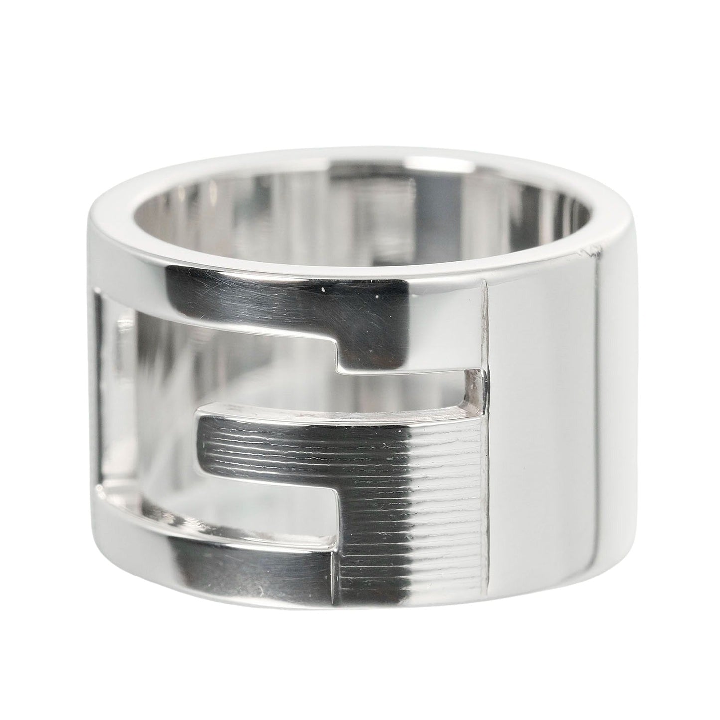 Gucci Logo G Silver Silver Ring Jewelry ()