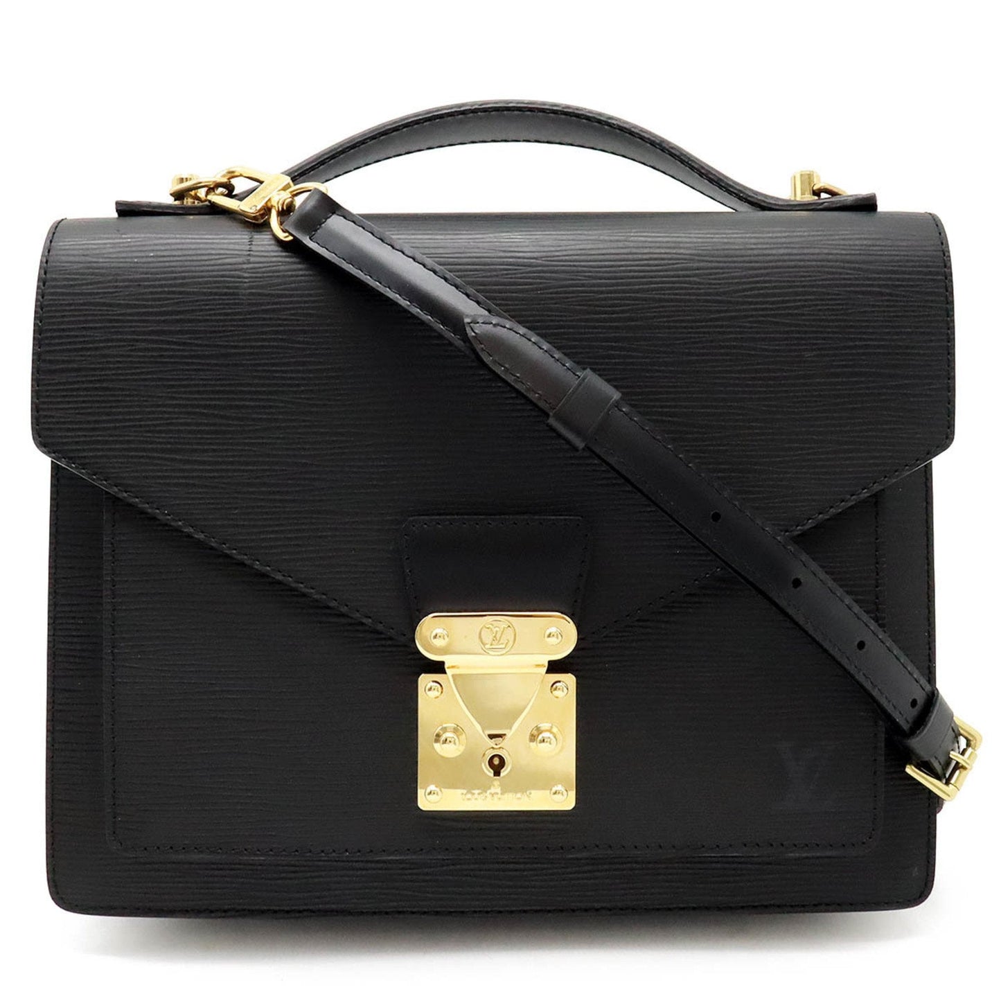 Louis Vuitton Monceau  Leather Briefcase Bag ()