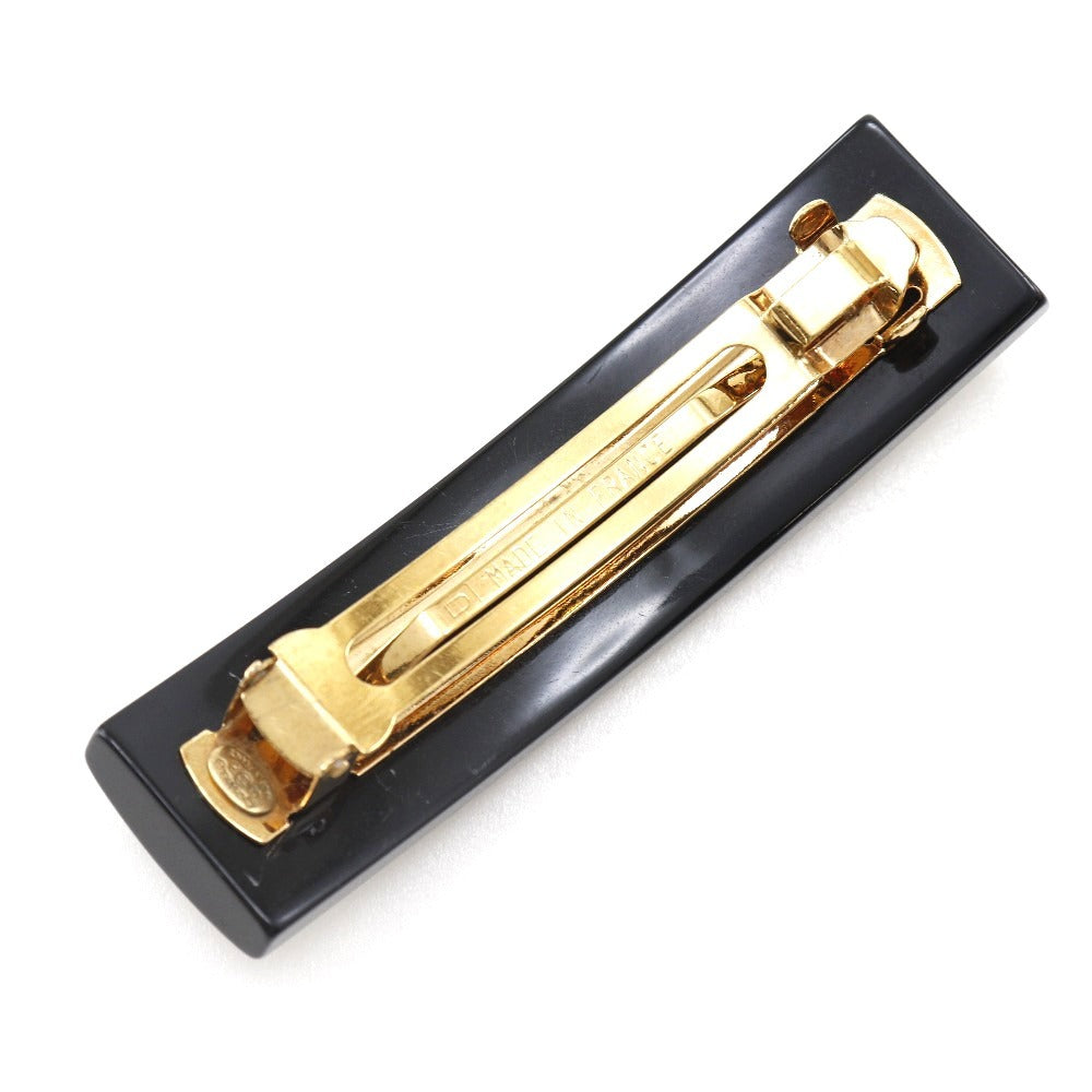 Chanel Camélia Black Plastic Hair Jewelry ()