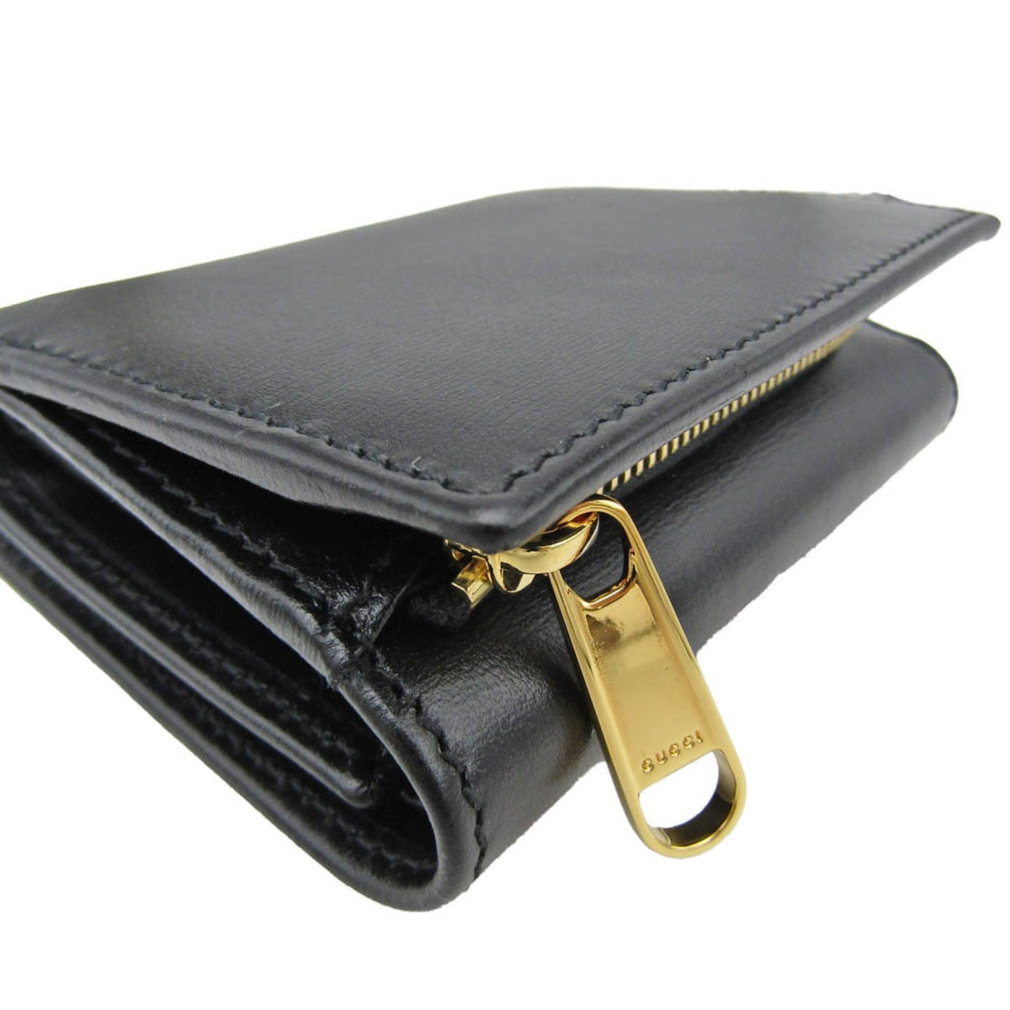 Gucci Horsebit Black Leather Wallet  ()