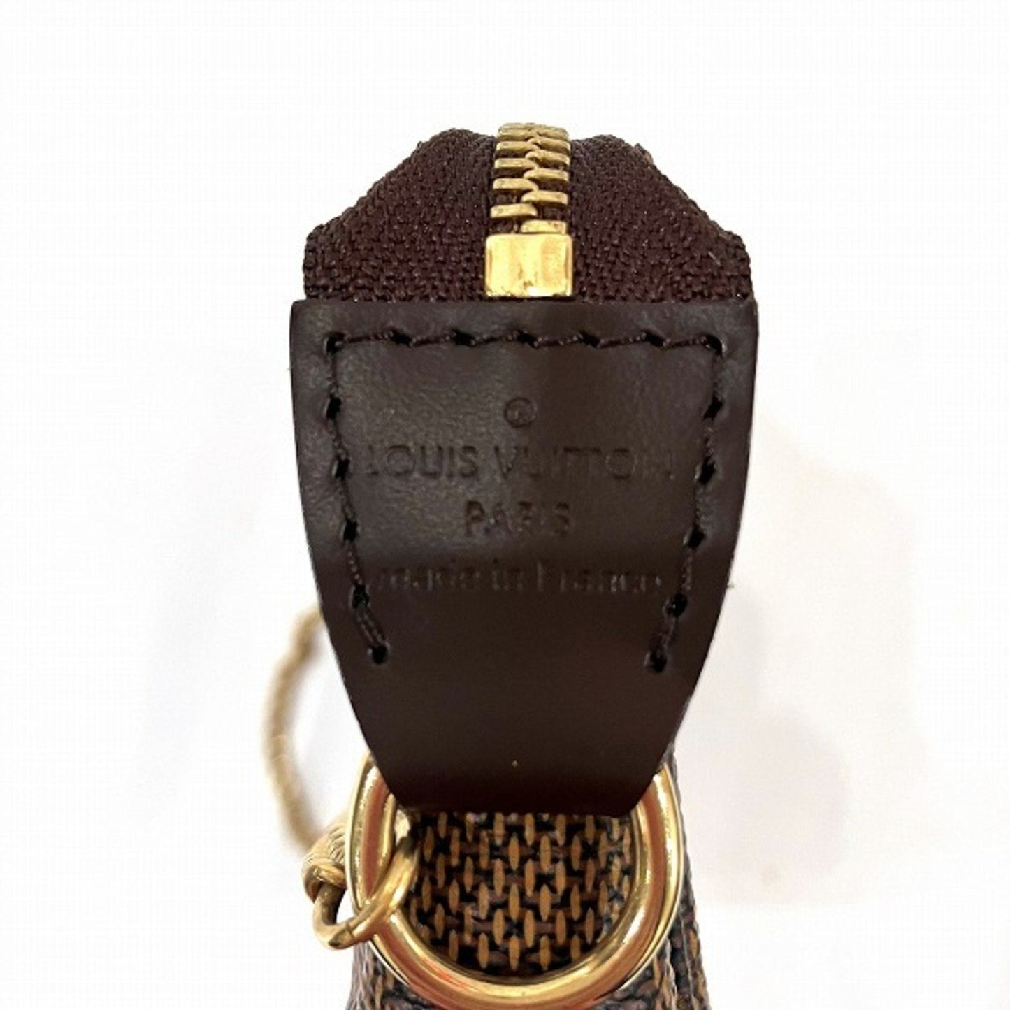 Louis Vuitton Mini Pochette Accessoires  Canvas Clutch Bag ()