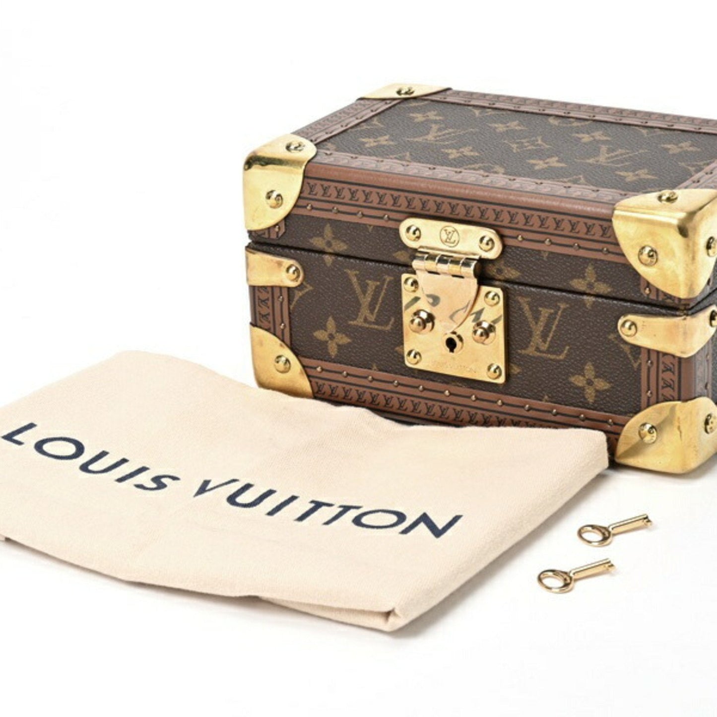 Louis Vuitton Coffret Trésor  Canvas Briefcase Bag ()