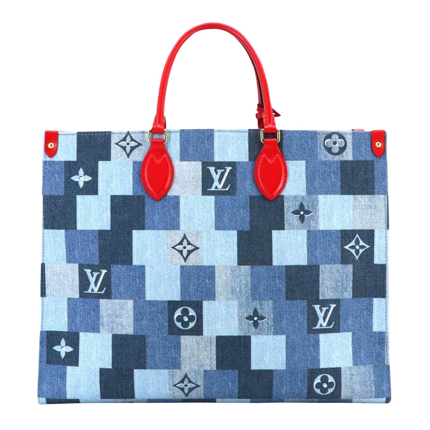Louis Vuitton Onthego Gm   - Jeans Tote Bag ()