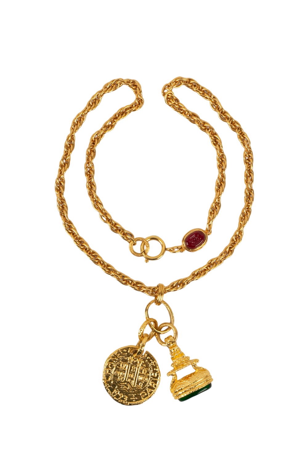 Collier sceau Chanel 1993