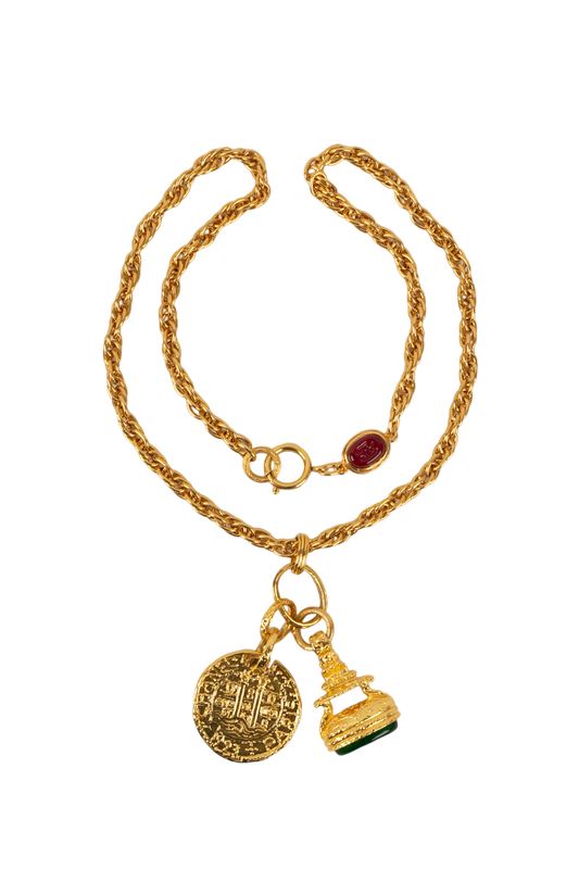 Collier sceau Chanel 1993