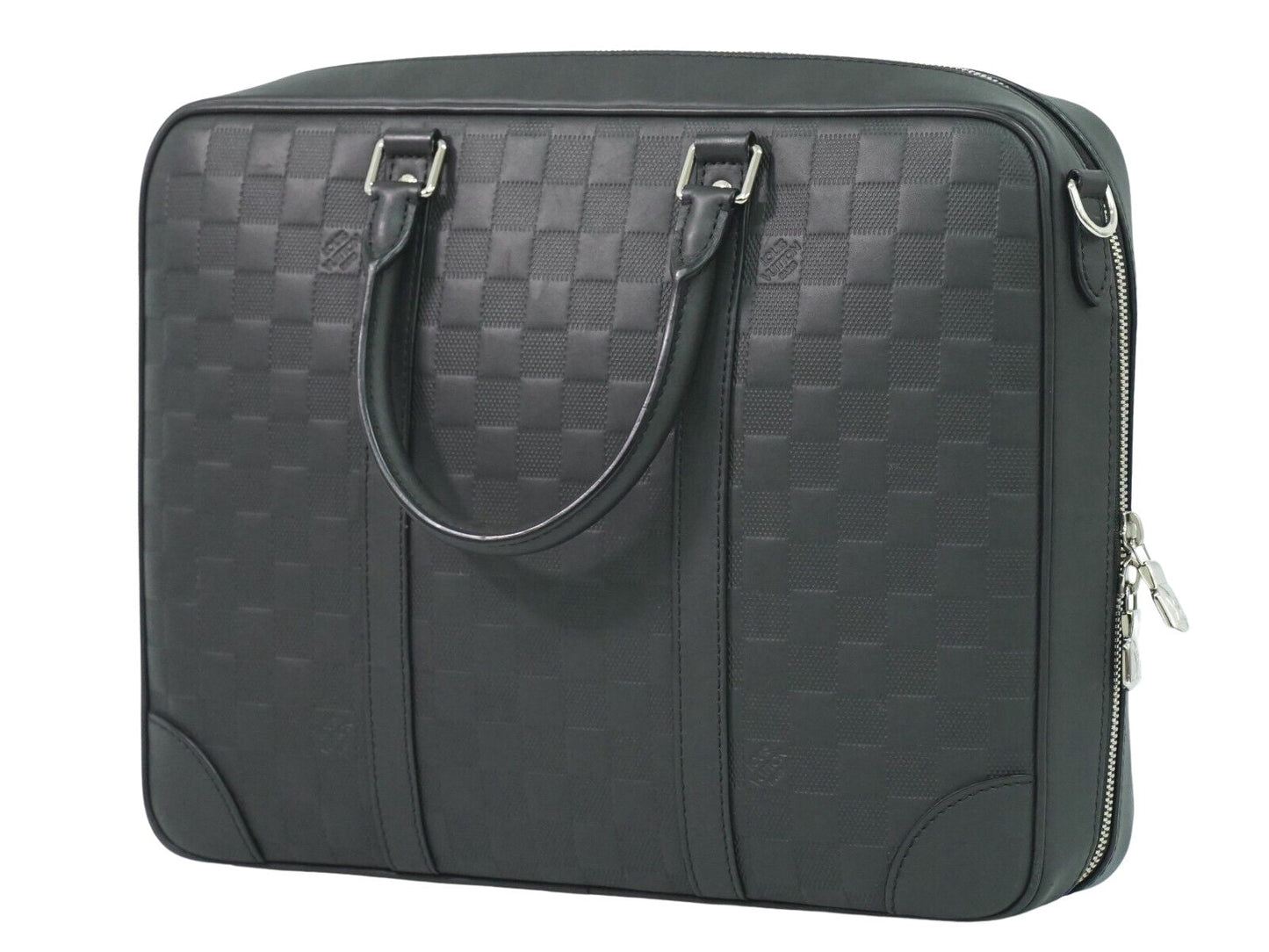 Louis Vuitton Sirius  Leather Briefcase Bag ()