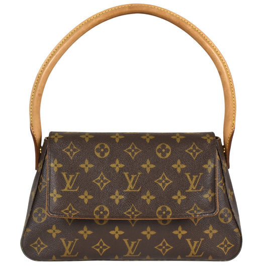 Louis Vuitton Mini Looping  Canvas Handbag ()