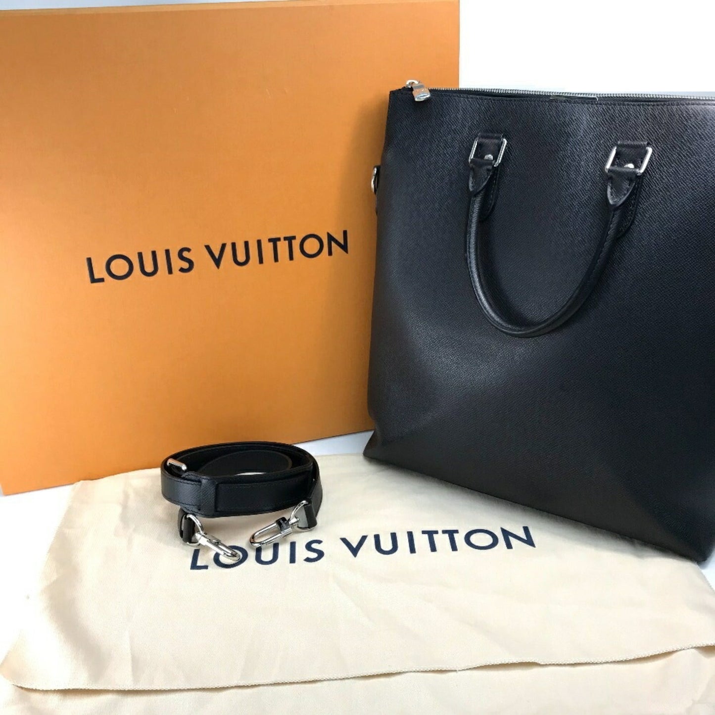 Louis Vuitton Anton  Leather Handbag ()