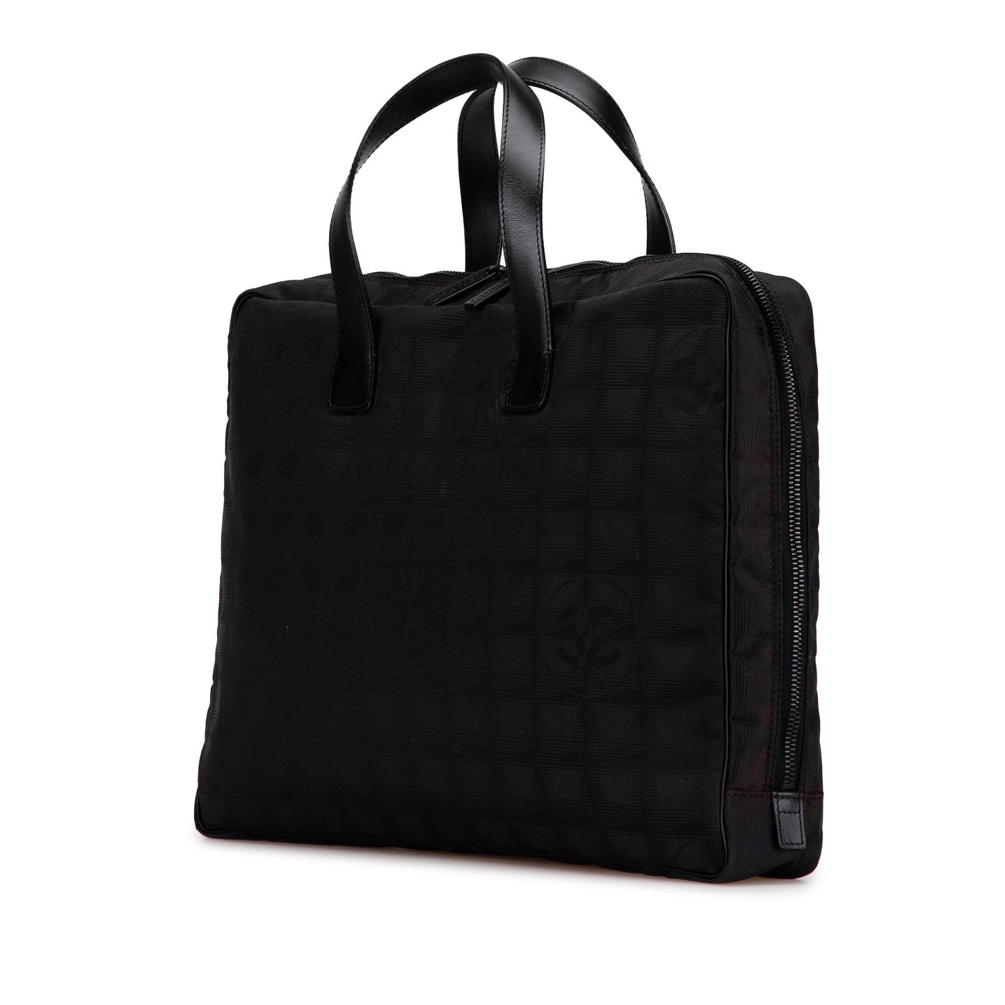 Black Chanel New Travel Line Business Bag