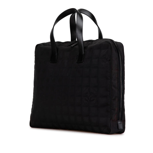 Black Chanel New Travel Line Business Bag