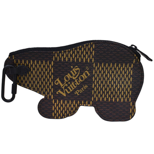 Louis Vuitton Bear Coin Card Holder  Canvas Wallet  ()