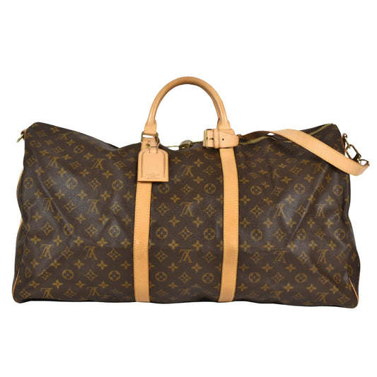 Louis Vuitton Keepall Bandoulière 60  Canvas Travel Bag ()