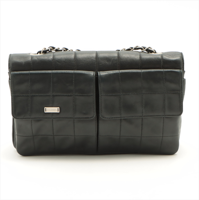 Chanel Brown Canvas 2.55 shoulder bag