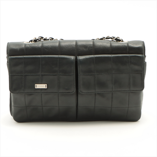 Chanel Brown Canvas 2.55 shoulder bag