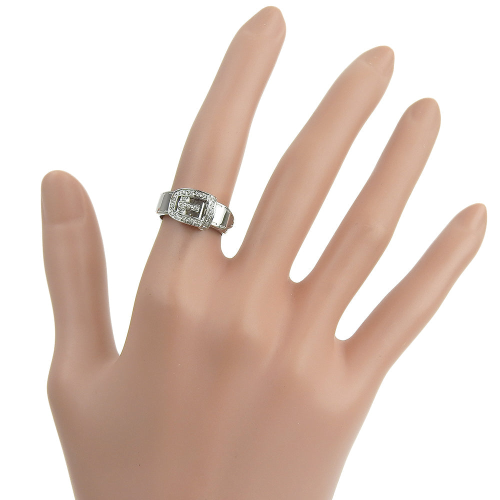 Gucci Belt Ring Silver White Gold Ring Jewelry ()