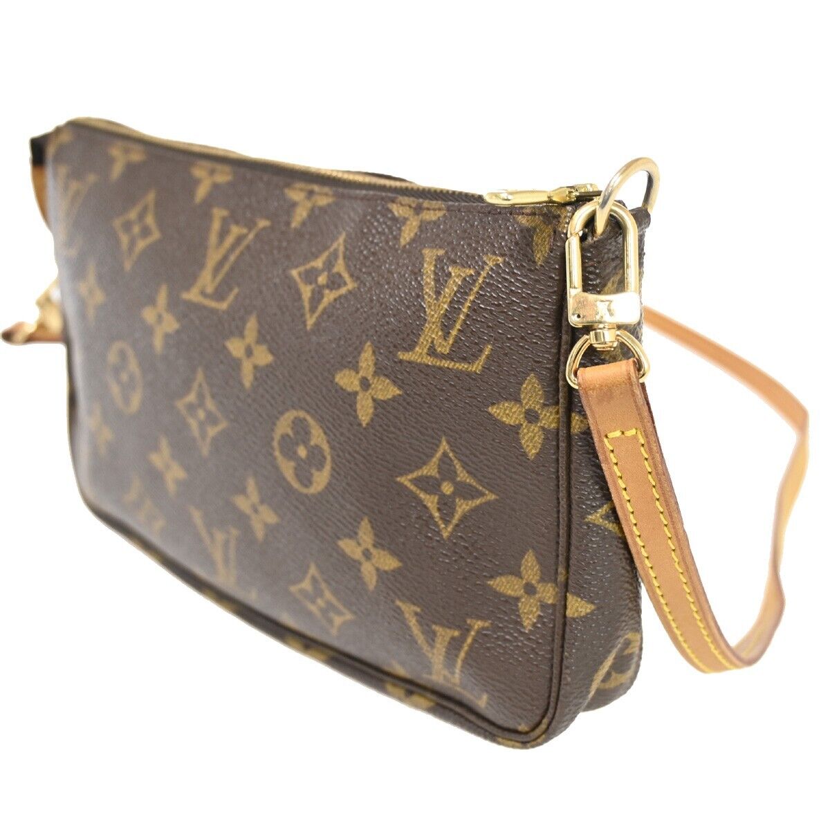 Louis Vuitton Pochette Accessoires  Canvas Clutch Bag ()