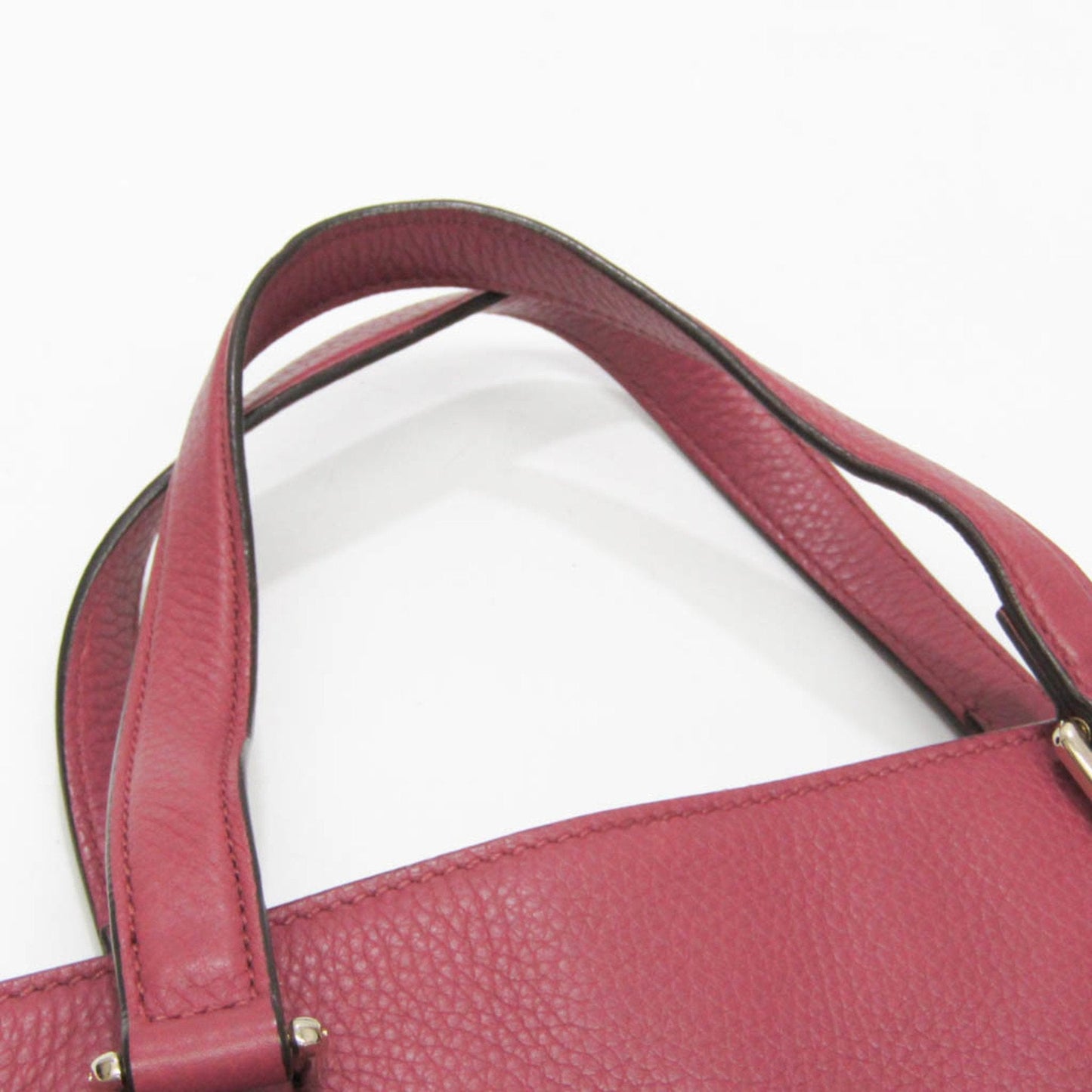 Gucci Bamboo Pink Leather Tote Bag ()