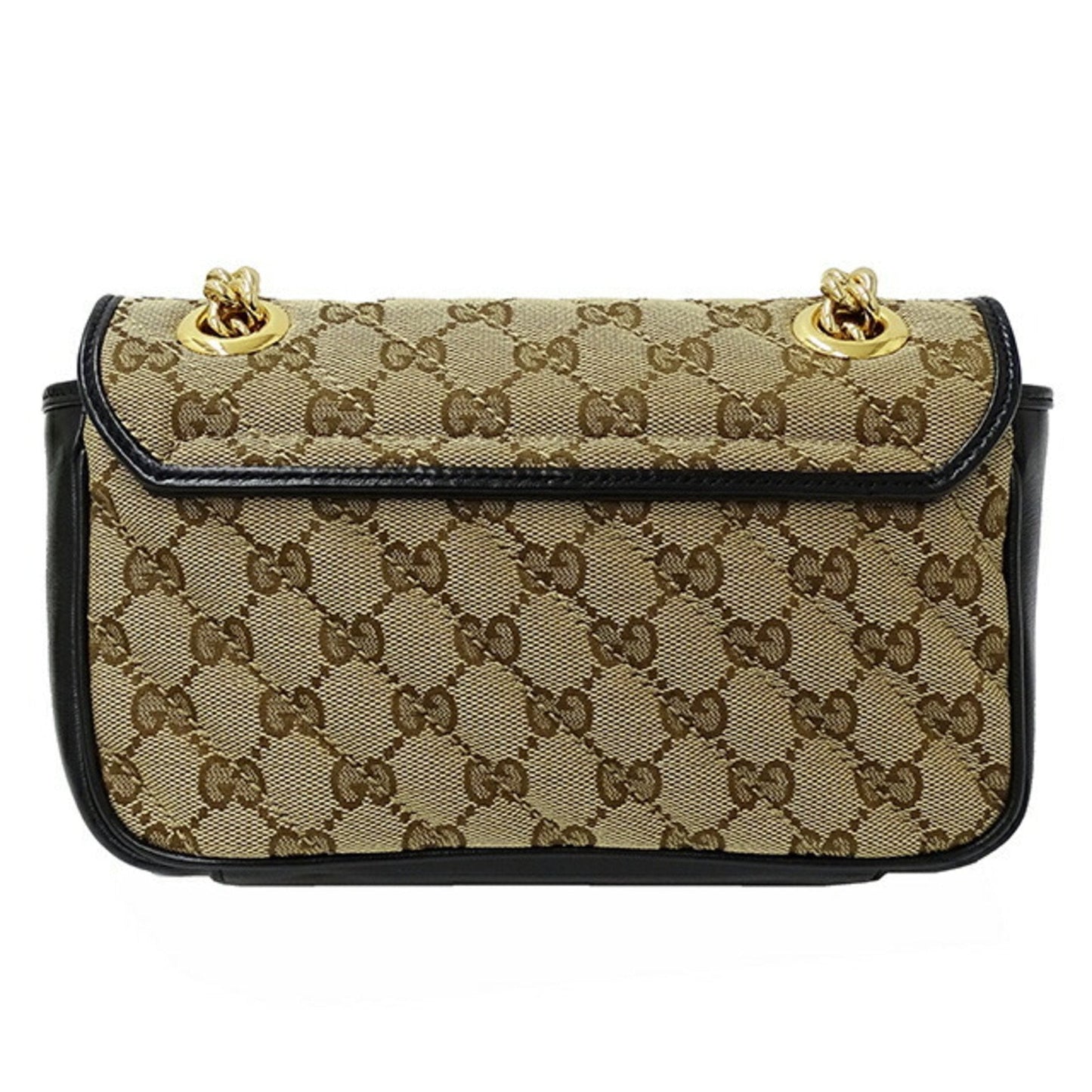 Gucci Gg Marmont Beige Canvas Shoulder Bag ()