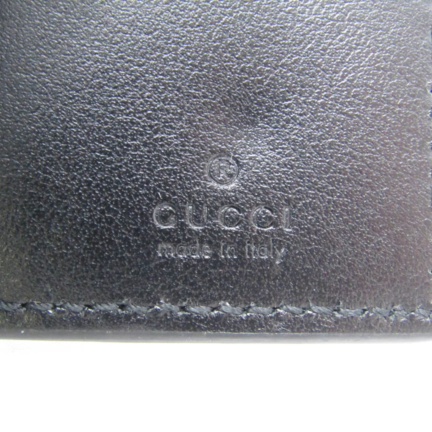 Gucci Gg Embossé Black Leather Wallet  ()