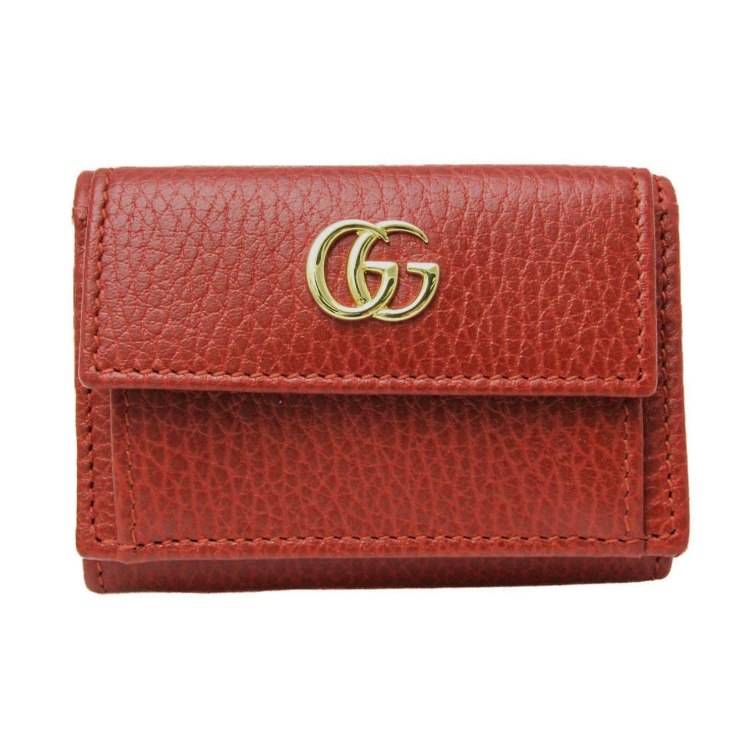 Gucci Marmont Red Leather Wallet  ()