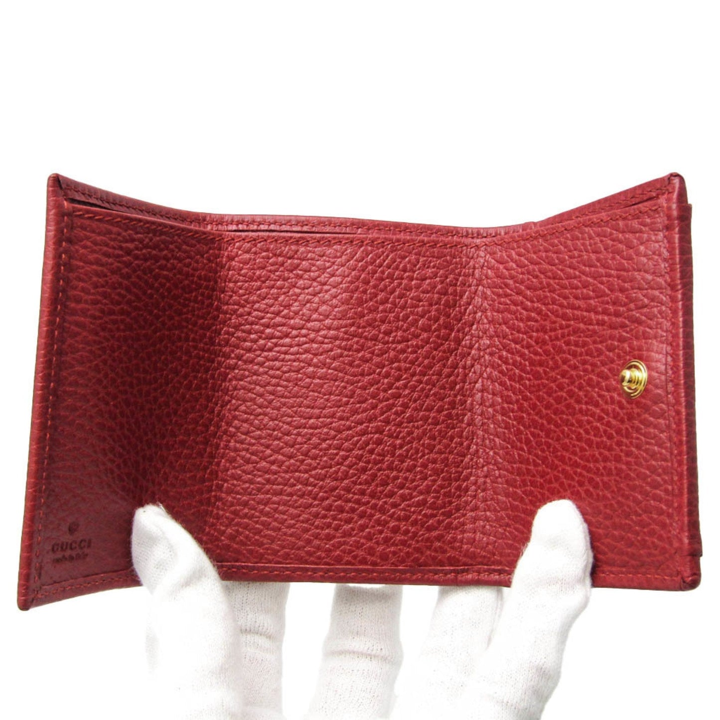 Gucci Marmont Red Leather Wallet  ()