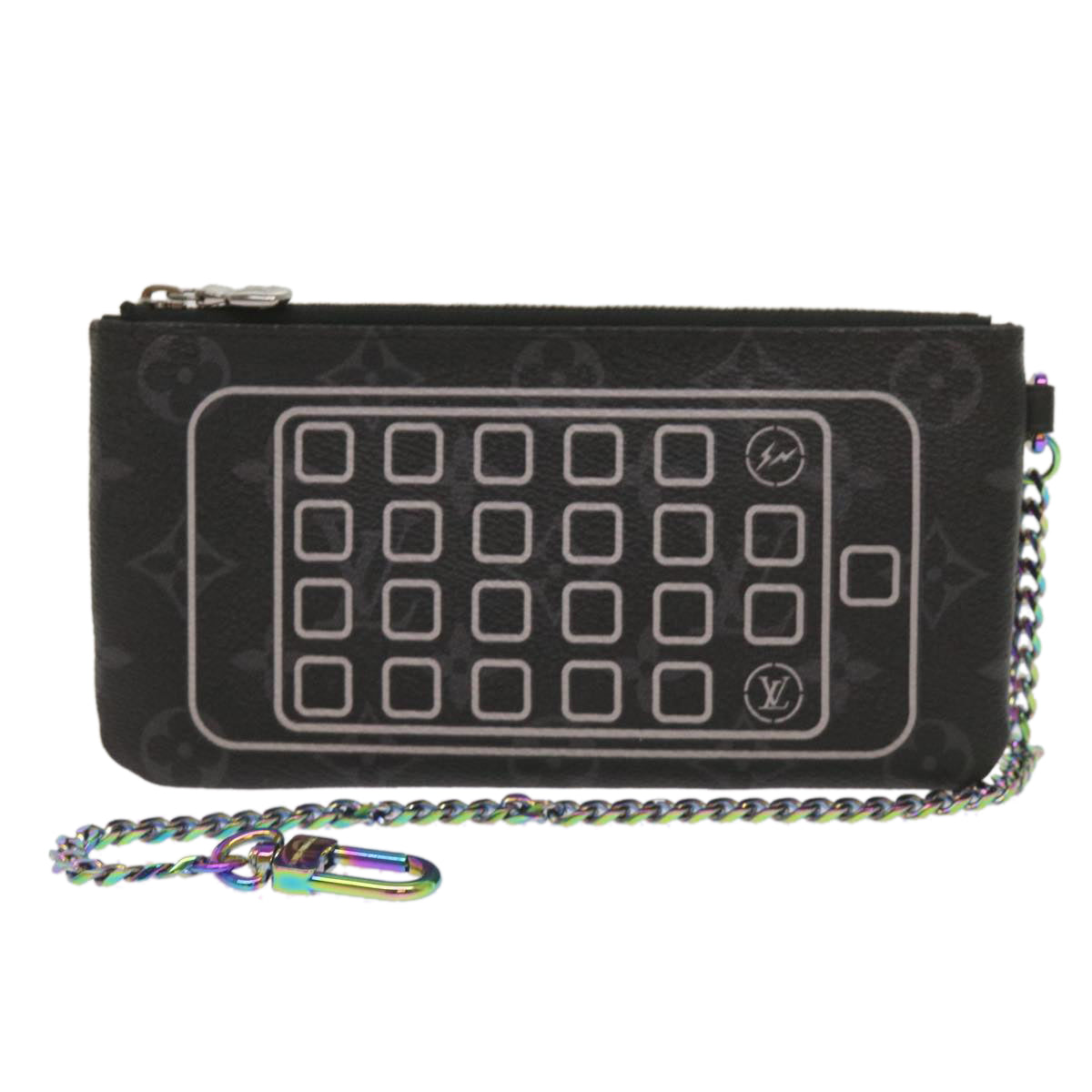 Louis Vuitton Pochette Clés  Canvas Clutch Bag ()