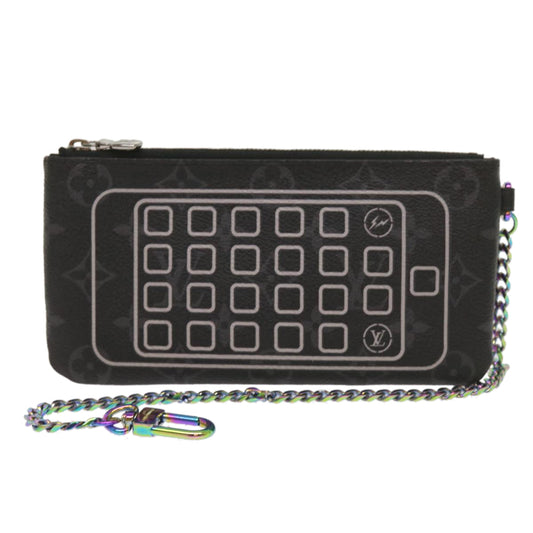 Louis Vuitton Pochette Clés  Canvas Clutch Bag ()