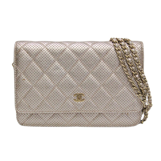 Chanel Wallet On Chain Pink Leather Wallet  ()