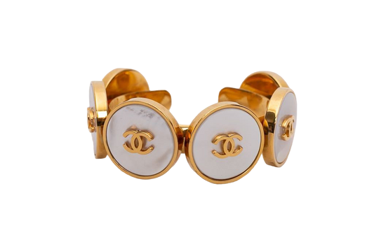 Bracelet nacré Chanel 1990s