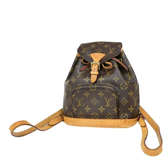 Louis Vuitton Montsouris  Canvas Backpack Bag ()
