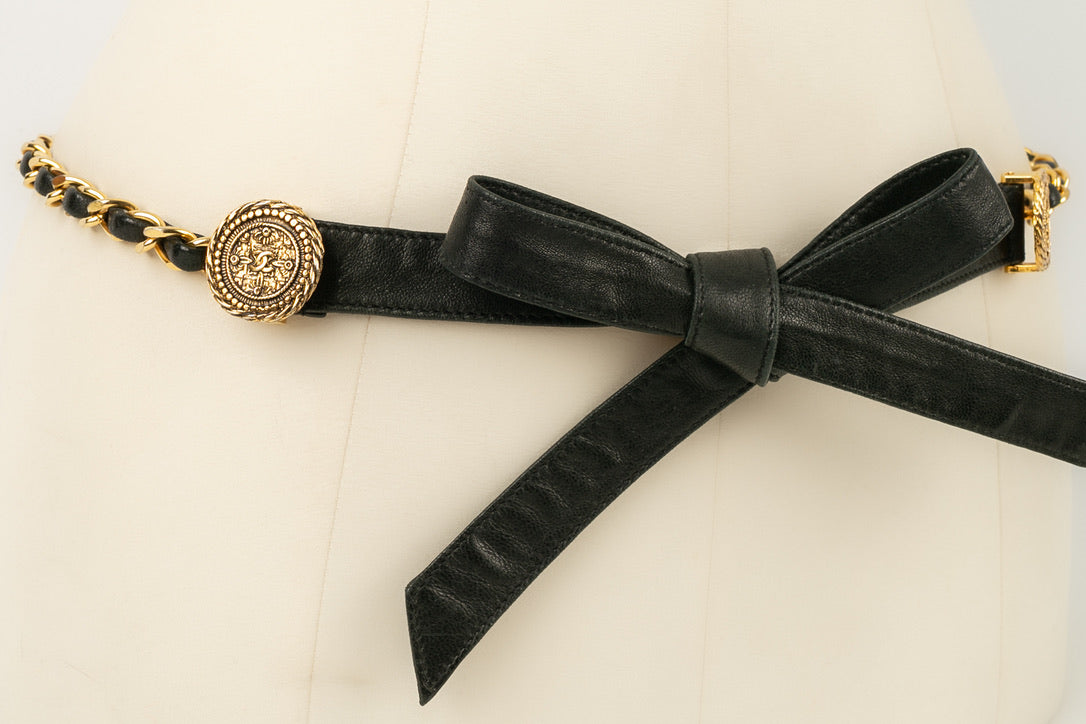 Ceinture en cuir Chanel