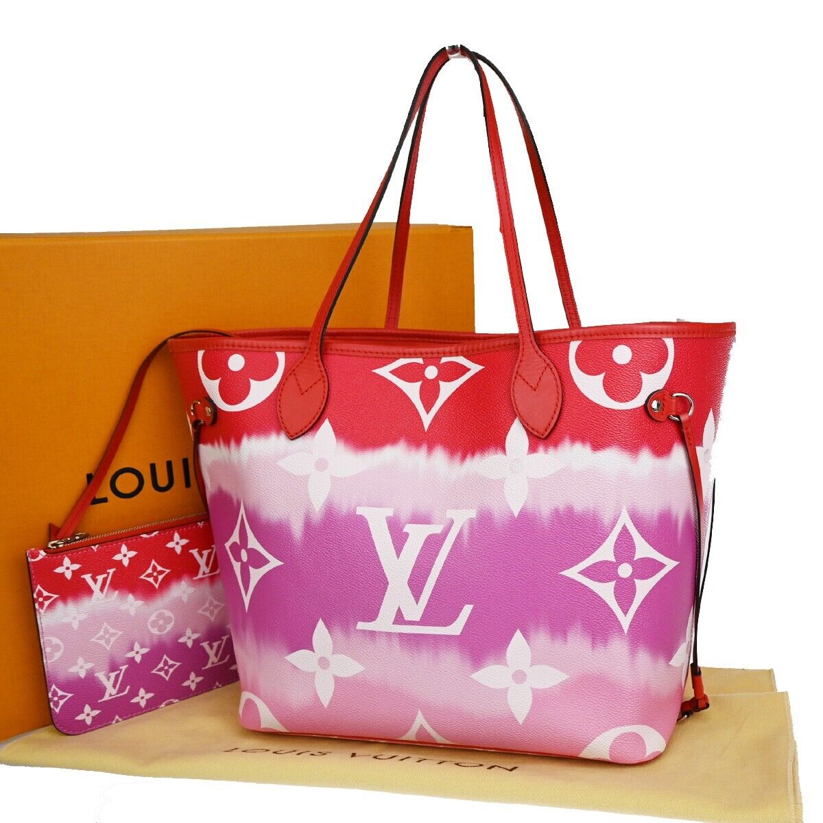 Louis Vuitton Neverfull Mm  Canvas Tote Bag ()
