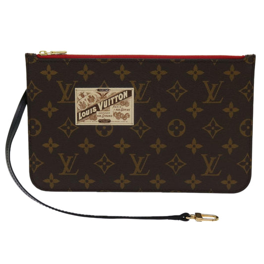 Louis Vuitton Neverfull Pouch  Canvas Clutch Bag ()