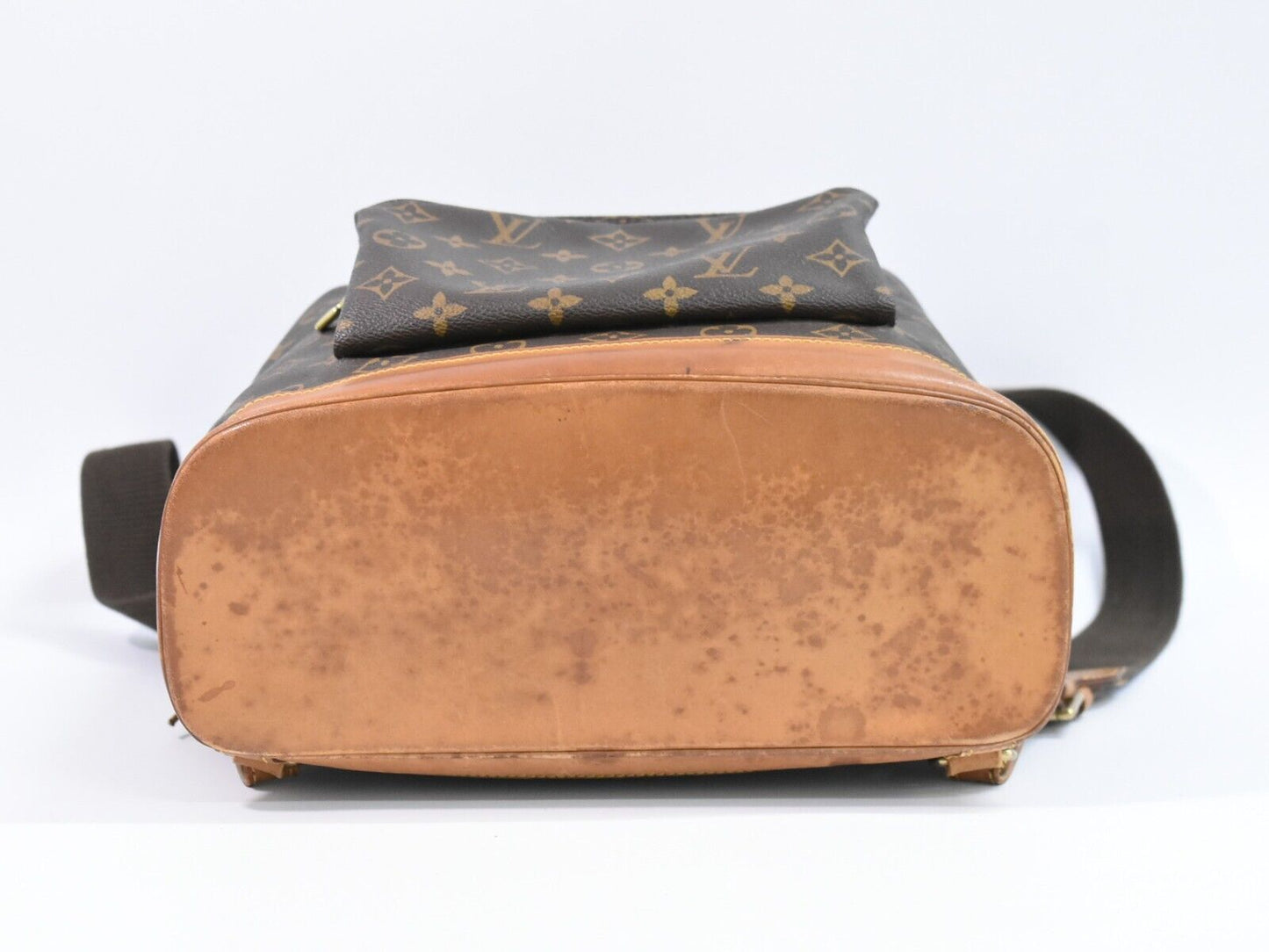 Louis Vuitton Montsouris Gm  Canvas Backpack Bag ()