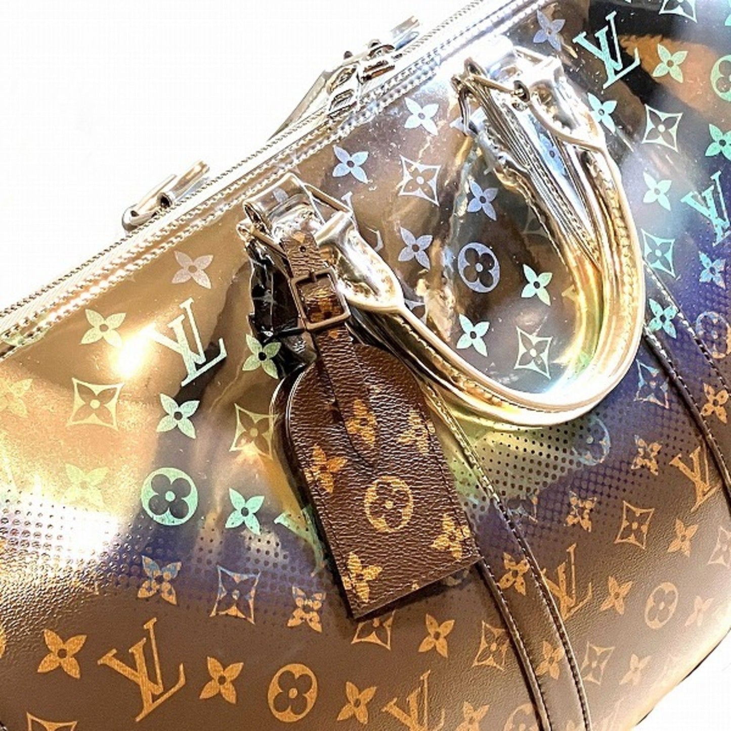 Louis Vuitton Keepall Bandouliere 50  Canvas Travel Bag ()