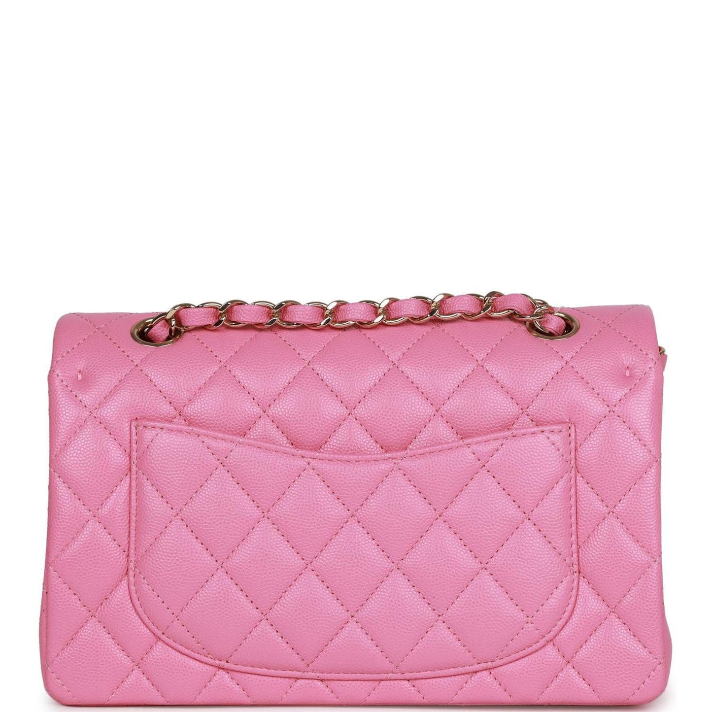 Chanel bag Small Classic Double Flap Bag Pink Caviar Light Gold Hardware