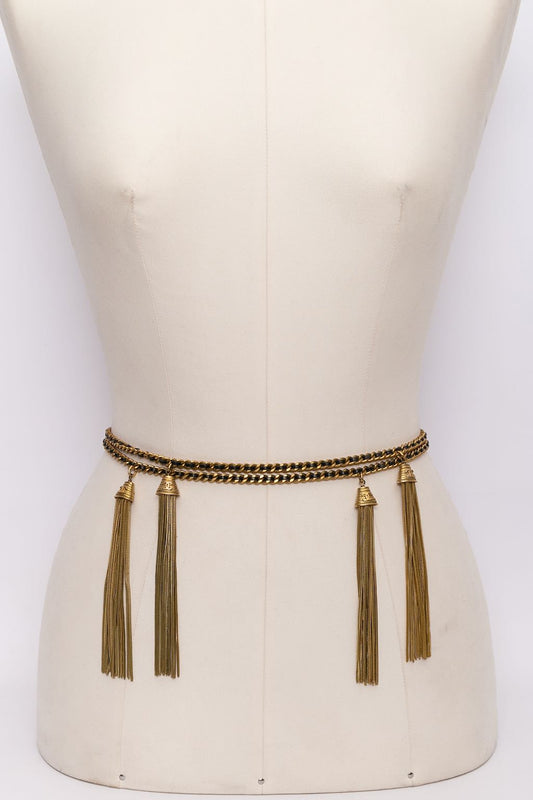 Long collier pompons Chanel Automne 1994