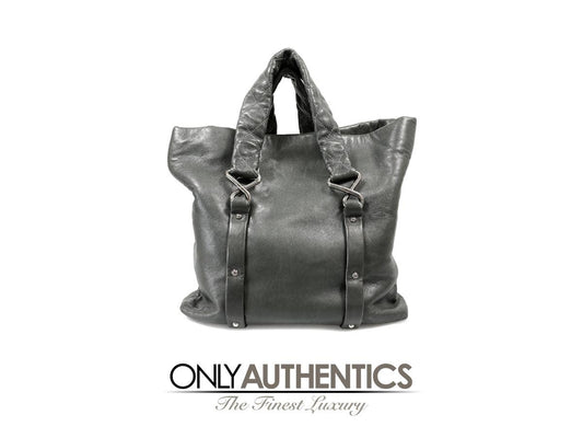 Chanel Black Lambskin Eight Knots Tote