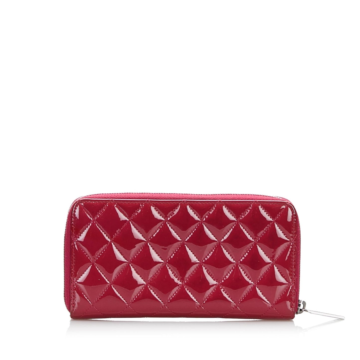 Chanel Brilliant Patent Zip Around Wallet (SHG-7wYhd4)