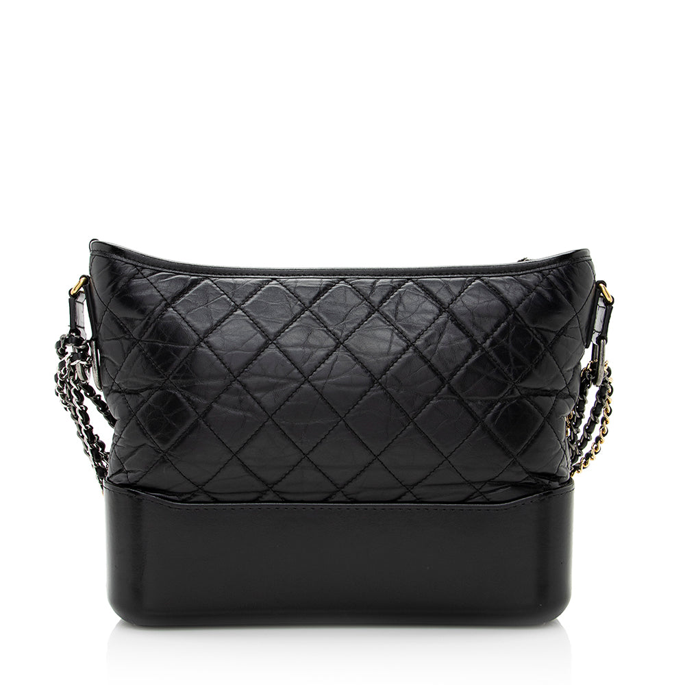 Chanel Aged Calfskin Gabrielle Medium Hobo (SHF-20633)